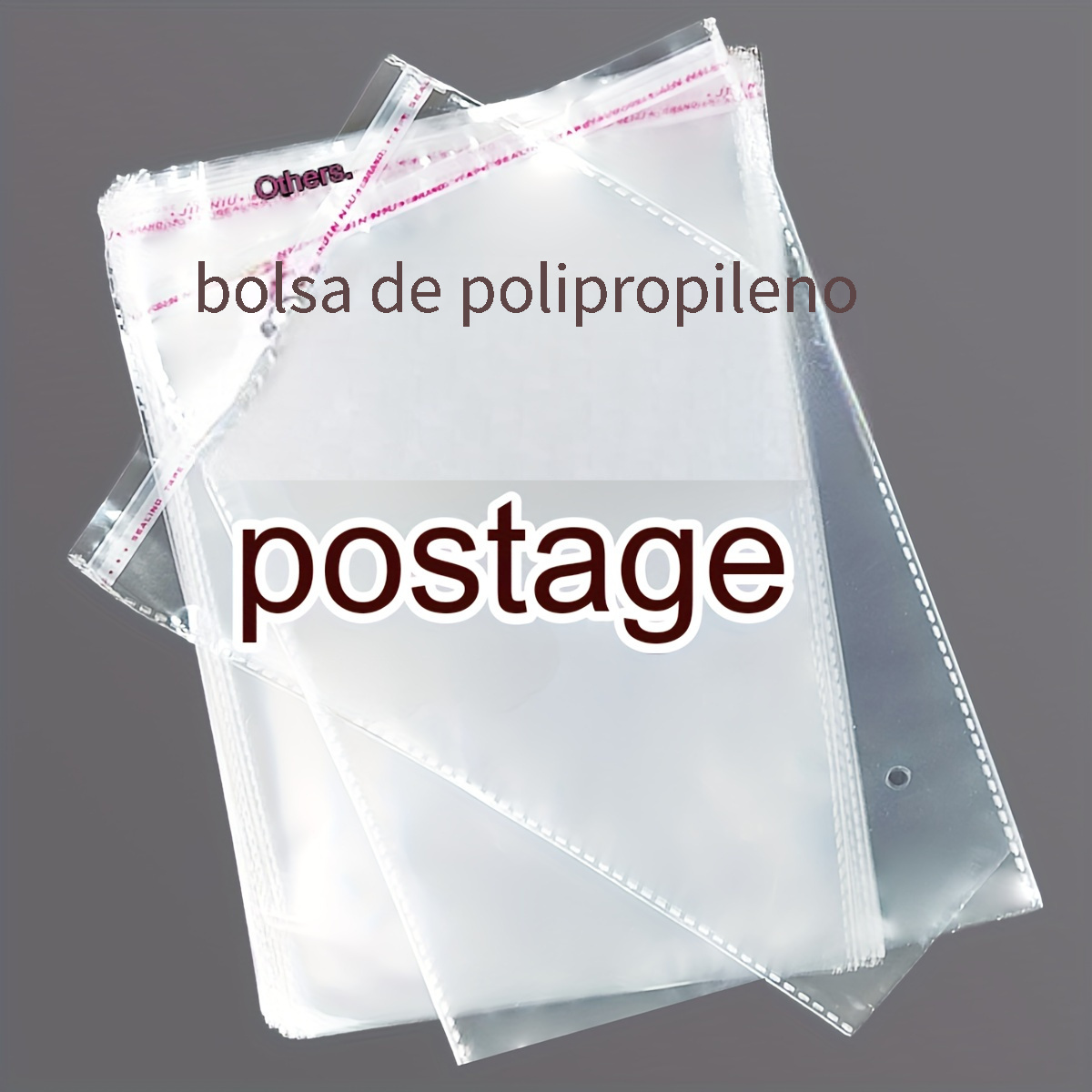 100 Bolsas Autoadhesivas Plástico Transparent Pequeñas - Temu