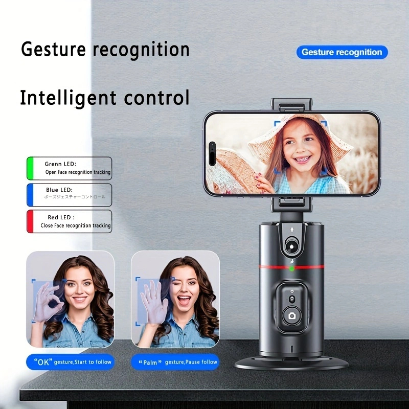 Taisioner 自動追跡電話ホルダー 360°回転フェイスボディトラック