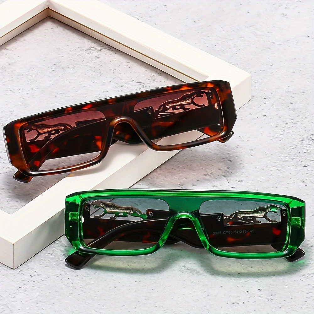 Business Men's Sunglasses New Fashion Creative Goggles Square Sunglasses,Temu