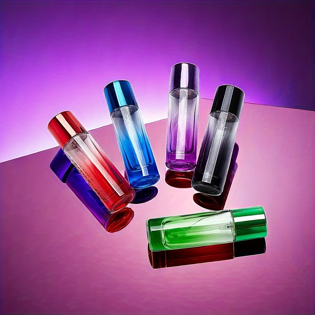 

1pc Gradient Color Glass Spray Bottle Travel Perfume Bottle 20ml 30ml Perfume Atomizer Empty Liquid Container Travel Accessories