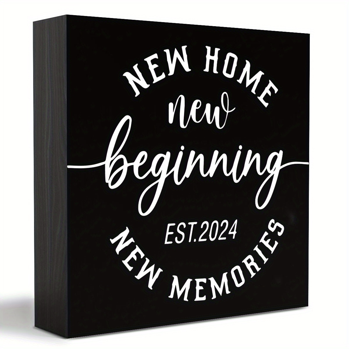 

1pc, Great Housewarming Gifts, New Home Gift Ideas, Great Housewarming Gift, New Home Decor, Rustic Home Accessories Decor, New Home New Beginning New Memories Wooden Box