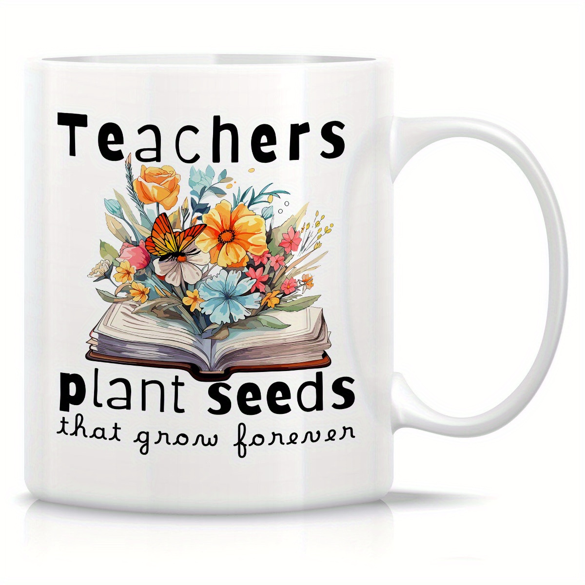  Taza de café personalizada para profesor de estudiantes  compañeros de trabajo, se necesita un gran corazón para enseñar a las  mentes pequeñas, regalos de agradecimiento para profesores, compañeros de :  Hogar