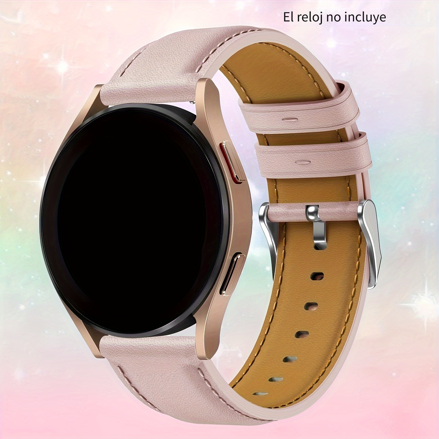 Correa Para Samsung Galaxy Watch 6 40mm 44mm Banda De Cuero Watch6