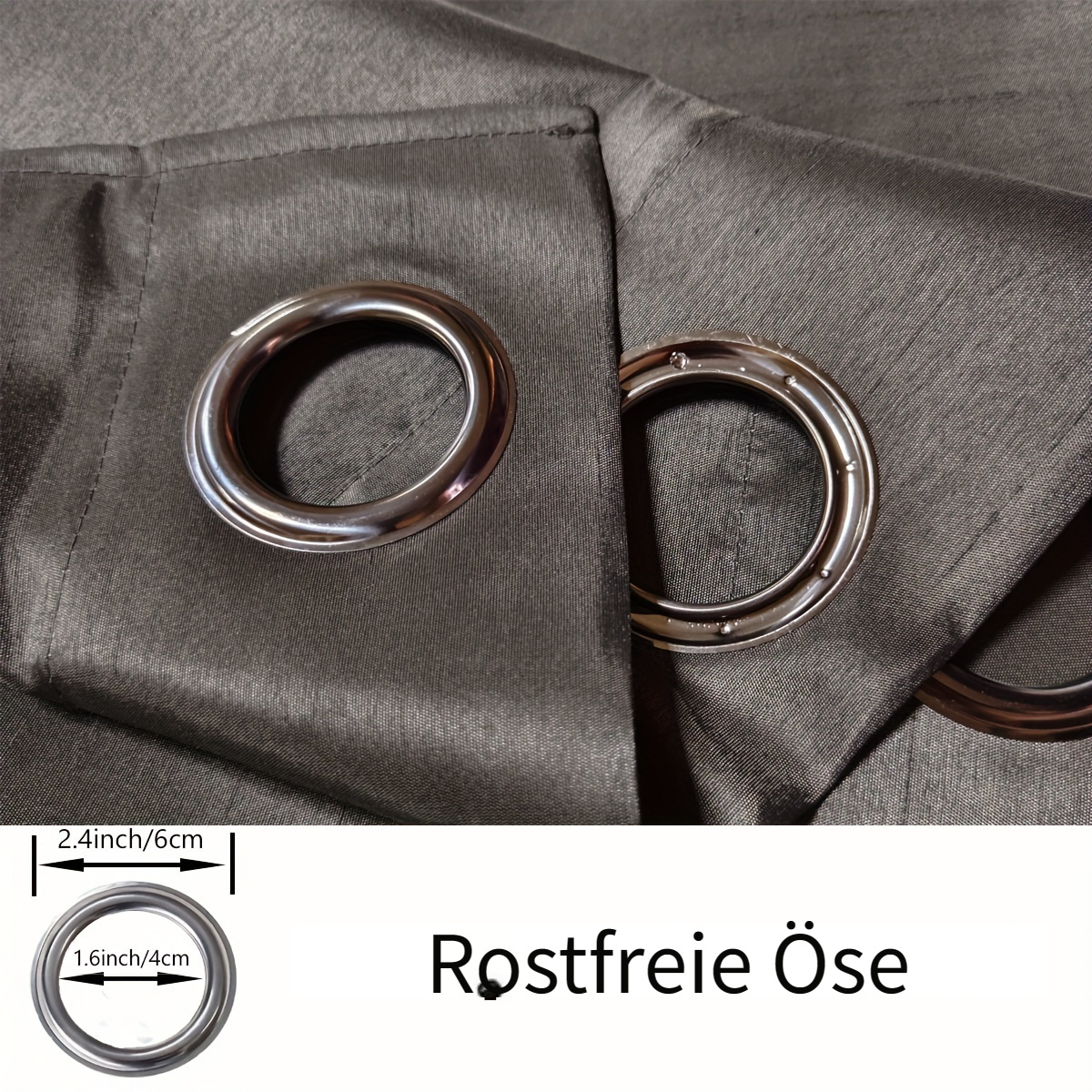 12 Duschvorhanghaken Aus Edelstahl Mit Glas-Deko – Rostfrei, Für Stangen 8–28 Mm – Tiermuster, Blumen & Mehr