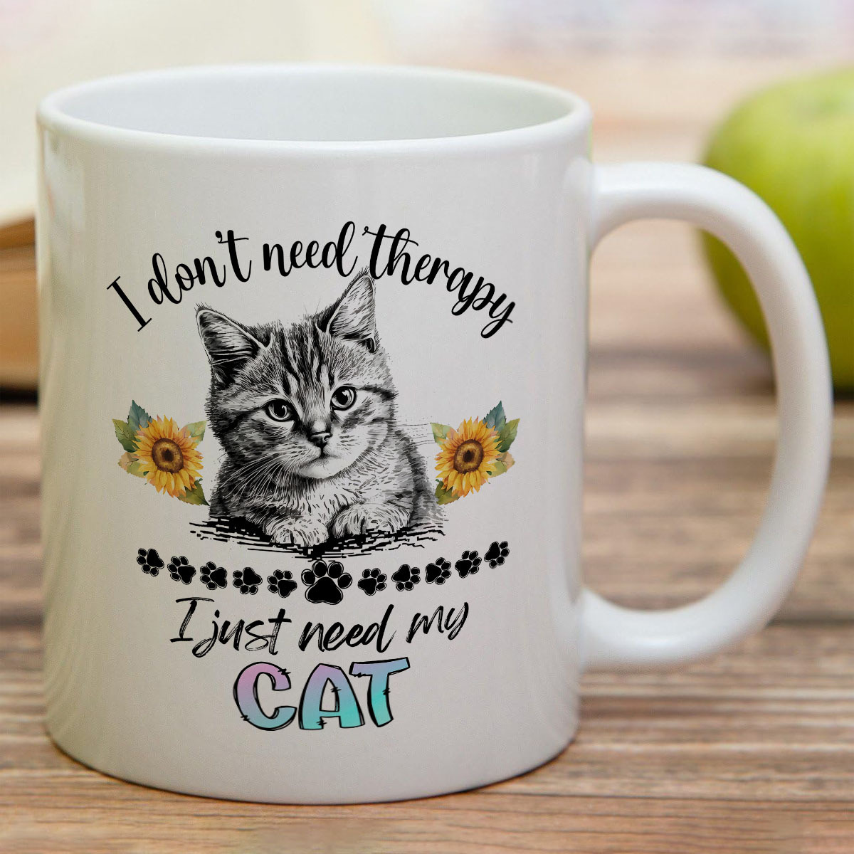 

1pc, Funny Coffee Mug, 11oz Ceramic Coffee Cups, Water Cups, Summer Winter Drinkware,the Best Choice For Home And Office,cat Lovers‘ Gift