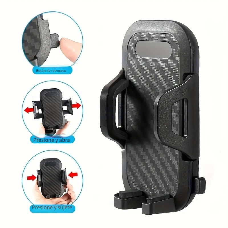 Whipwell Soporte movil Coche salpicadero ventosa parabrisas universal  valido para smartphones de hasta 7.5 de Pantalla Soporte móvil Coche  Ventosa soporte movil salpicadero soporte móvil salpicadero coche