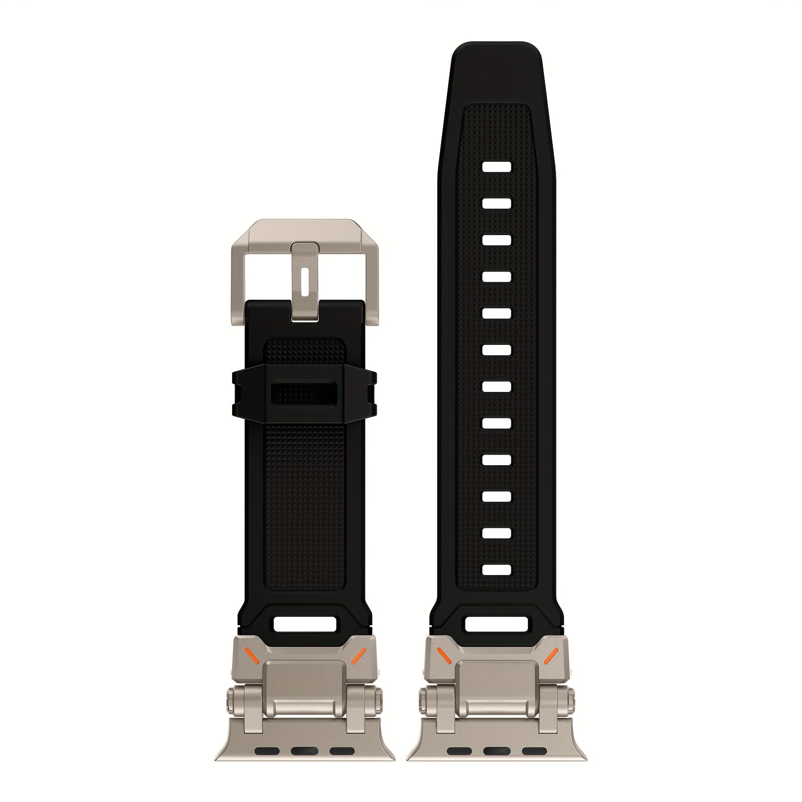 

The Mecha Wind Watch Strap Is Suitable For Watch, With A Titanium-colored Connector, Suitable For Male Watch Straps, Suitable For Ultra1/2 (49mm), S9/8/7 (45mm), S6/5/4/se (44mm), S3/2/1 (42mm)