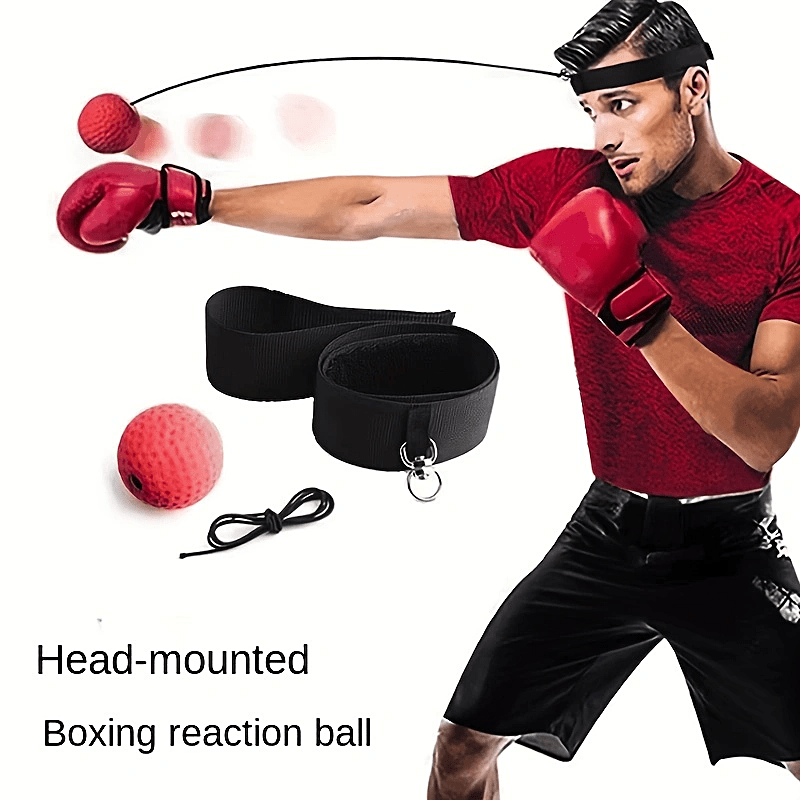 Boxe réflexe vitesse balle agilité entraînement réaction avec bandeau corde  élastique ensemble