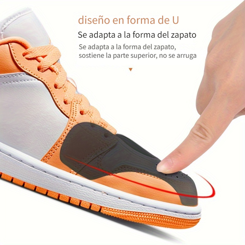 1 Par Protectores Zapatillas Blancas Aj1 Protector Zapatos - Temu Chile