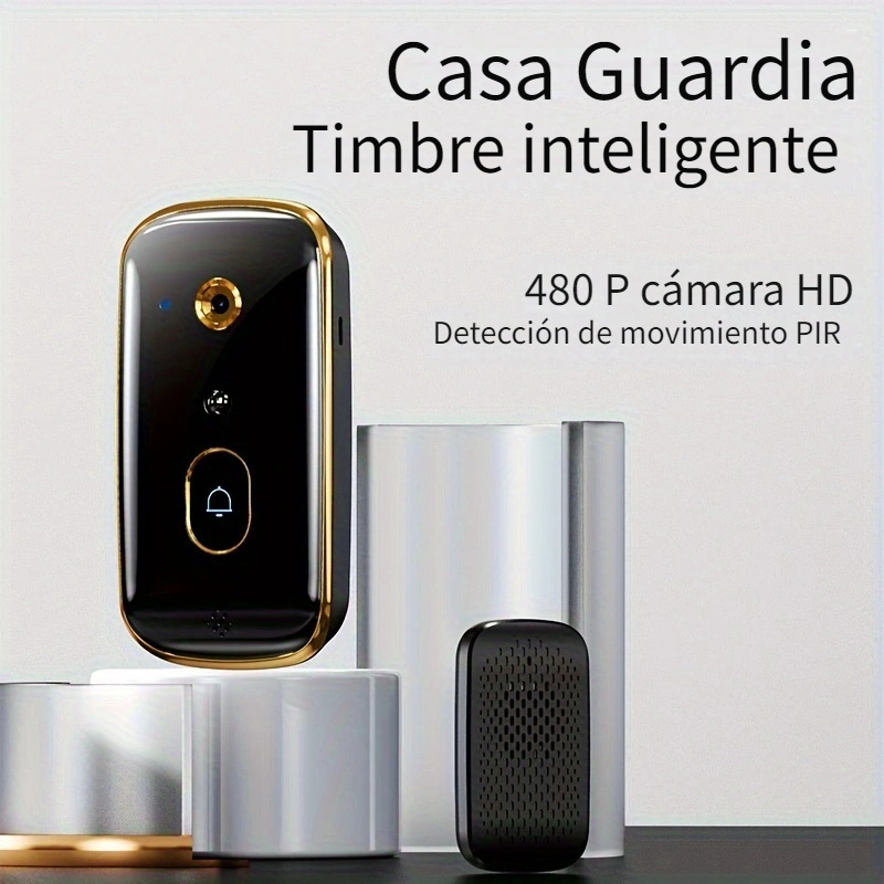 Timbre Inteligente Hogar Mini Wifi Video Timbre Cámara Gran - Temu Chile