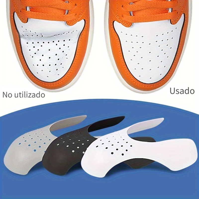1 Par Protectores Zapatillas Blancas Aj1 Protector Zapatos - Temu Chile