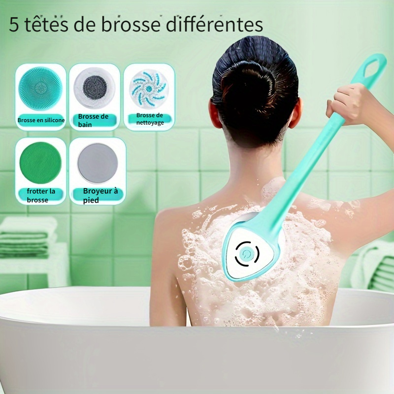 Brosse de douche - Dos de brosse de douche de bain - Corps de brosse de  nettoyage de