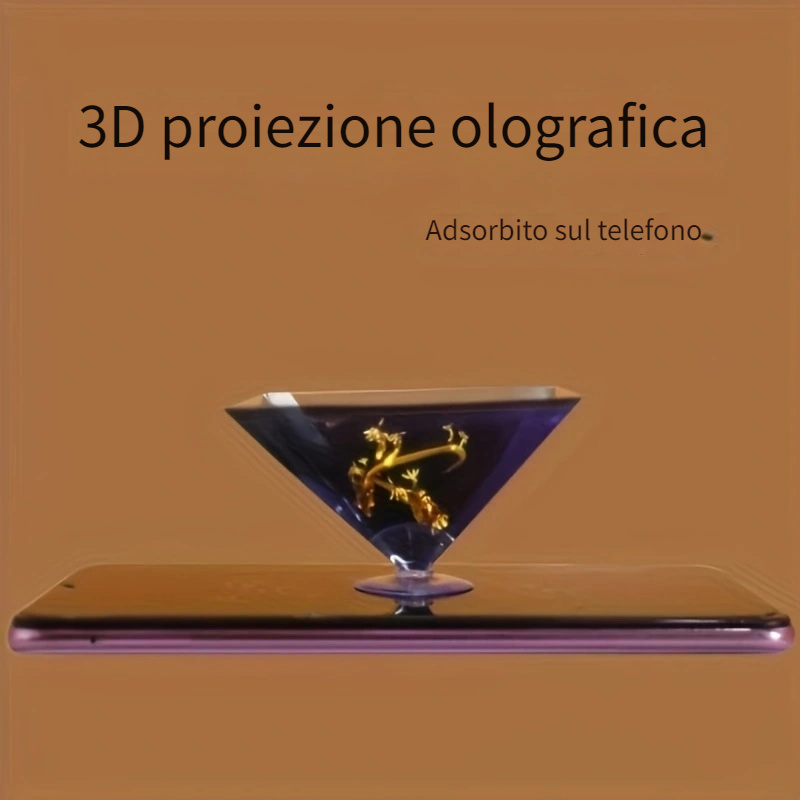 1pc Proiettore Olografico 3D Accessori Di Proiezione Fisica Accessori Di  Proiezione 3D - Temu Italy