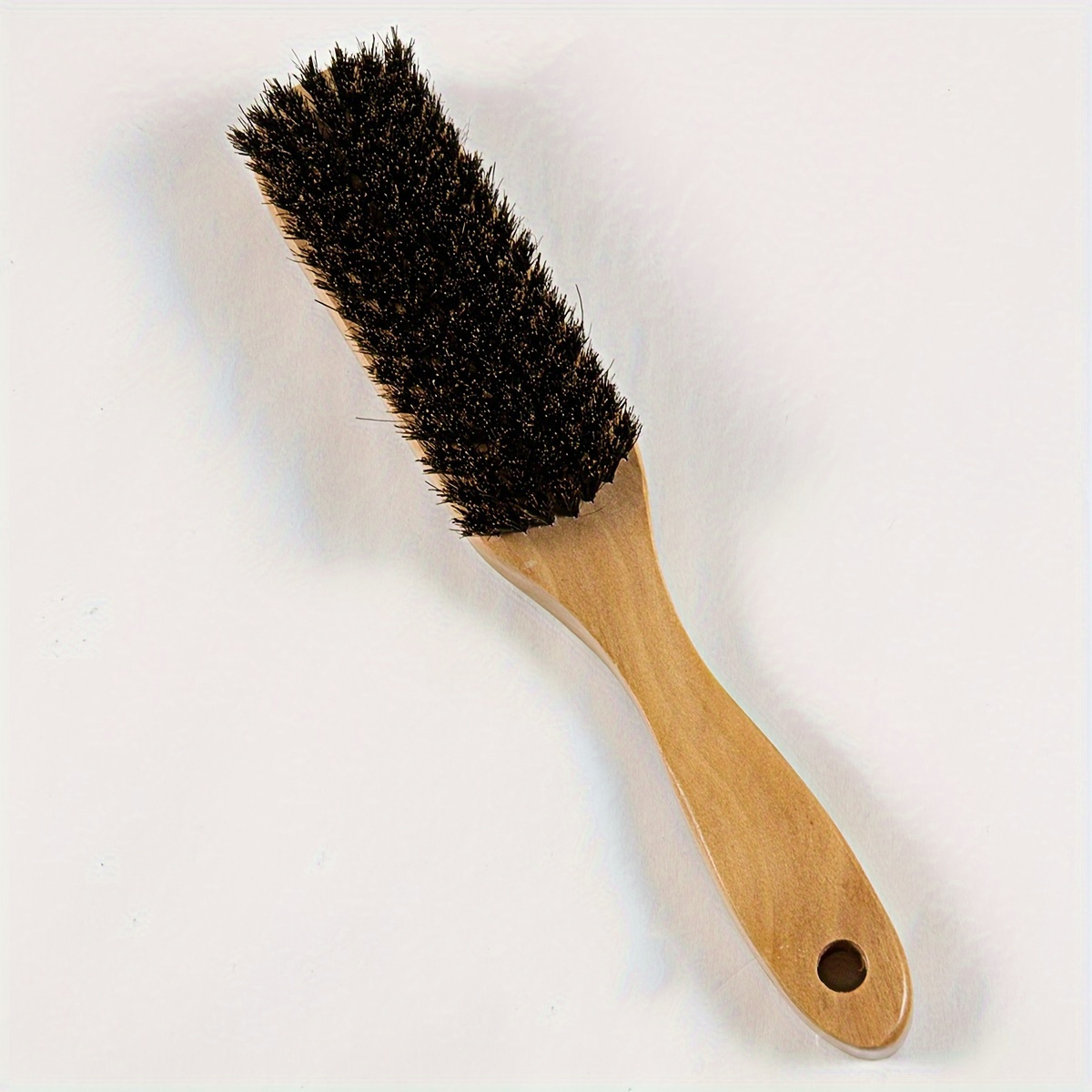 

1pcs Wooden Beard Brush, Mustache Comb, Retro Oil-head Hair Styling Brush, Hairdressing Brush