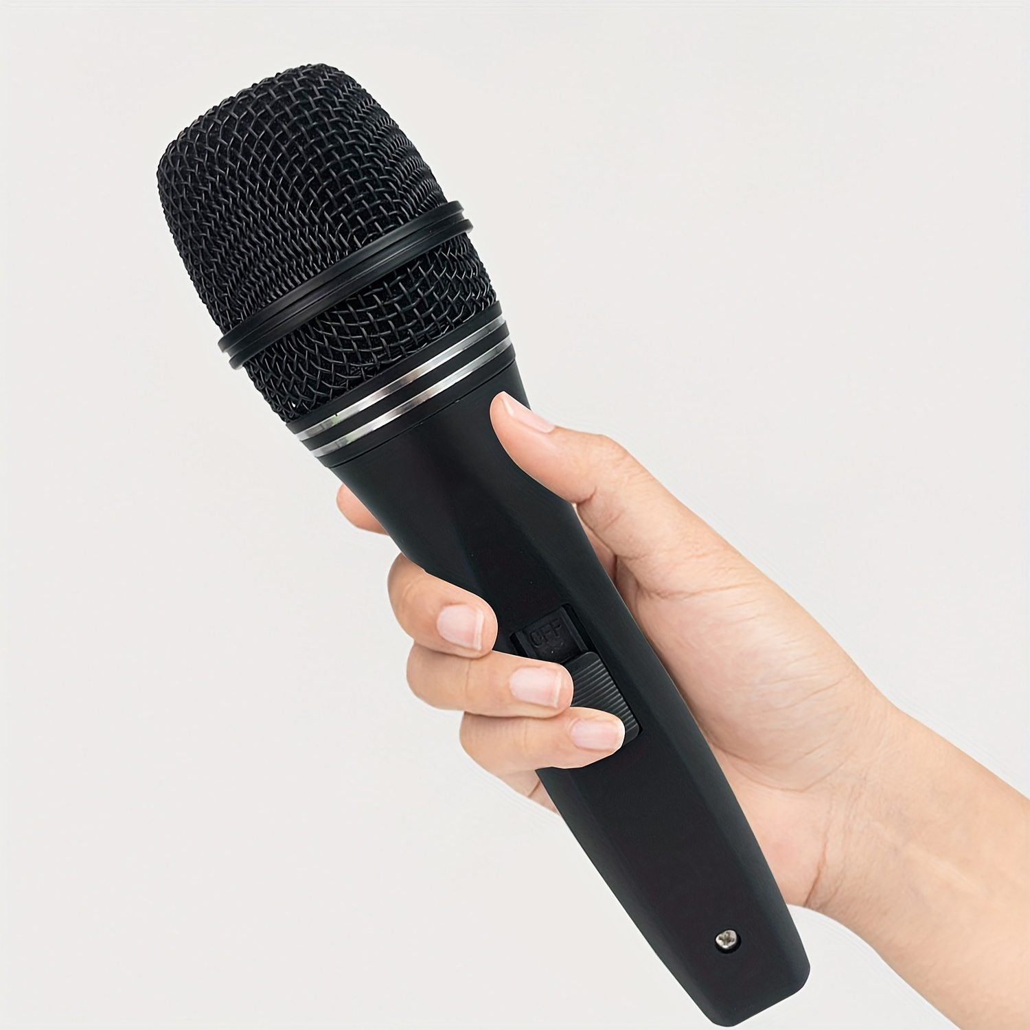 Bietrun Sistema de micrófono inalámbrico XLR, rango de 165 pies, micrófono  de mano dinámico inalámbrico profesional UHF de doble metal con cable XLR