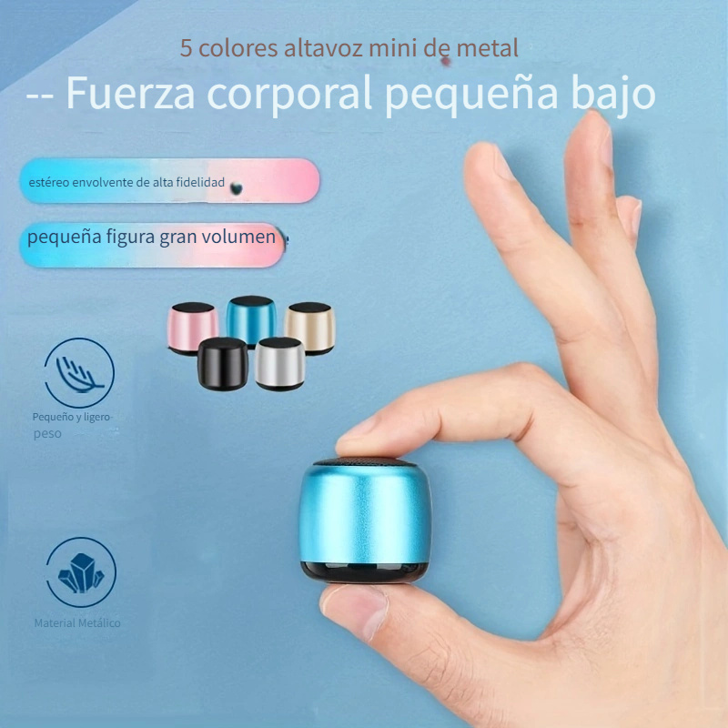 Pequeño Altavoz Inalámbrico Mini Teléfono Móvil Subwoofer - Temu Mexico