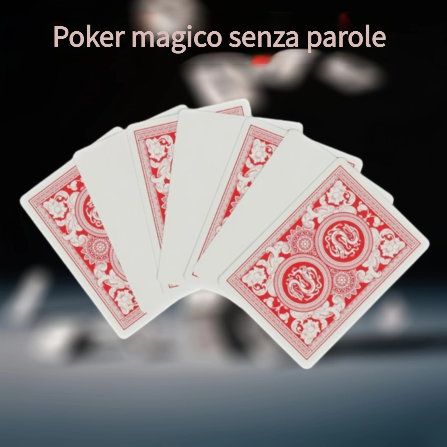 Poker e giochi di carte bianche in carta