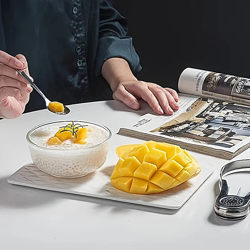 1pc stainless steel mango cutter creative fruit peeler mango slicer watermelon melon fruit divider peeler knife for pulp practical kitchen folding for shops details 3