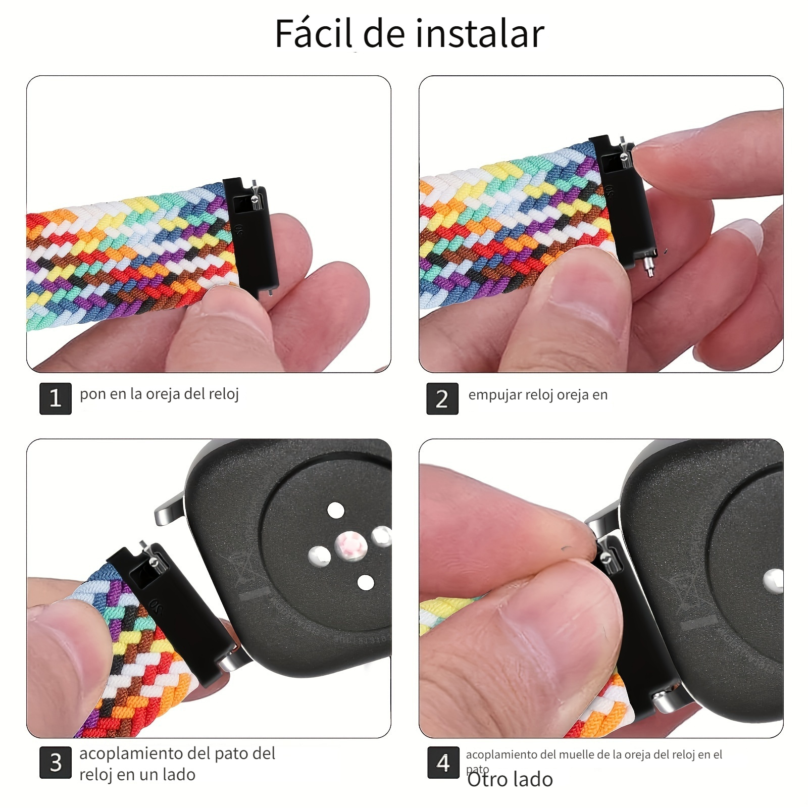 Correas Reloj Silicona 20 Mm: Compatibles Amazfit Gts Gts 4 - Temu Spain