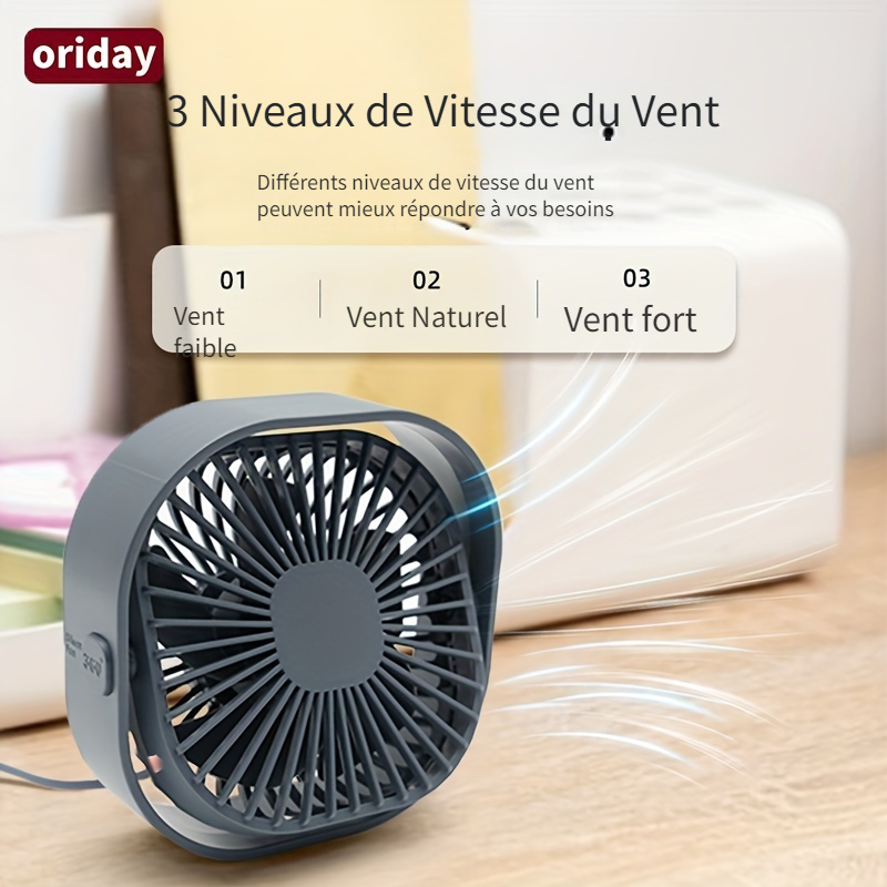 1pc Ventilateur Portable Pour Ventilateur De Chambre - Temu Canada