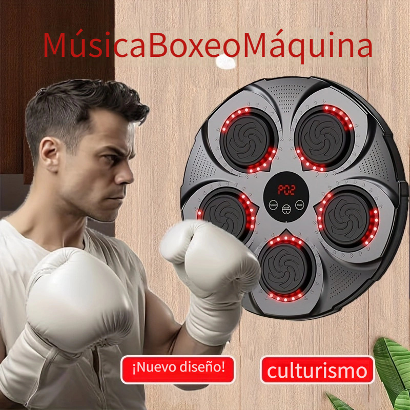 Máquina Boxeo Electrónica Gris Negra Máquina Boxeo Musical - Temu Spain