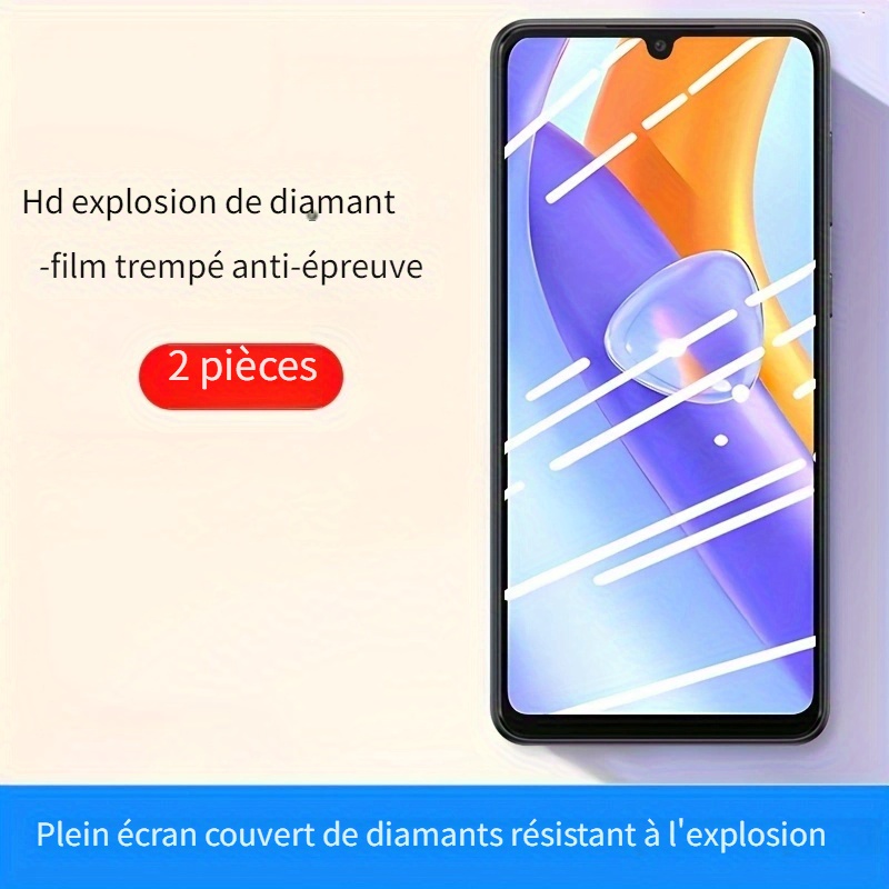 Film en Verre Trempé de 5pcs Pour Samsung Galaxy A25 5g, Protecteur D'écran  de Téléphone à L'épreuve Des Explosions