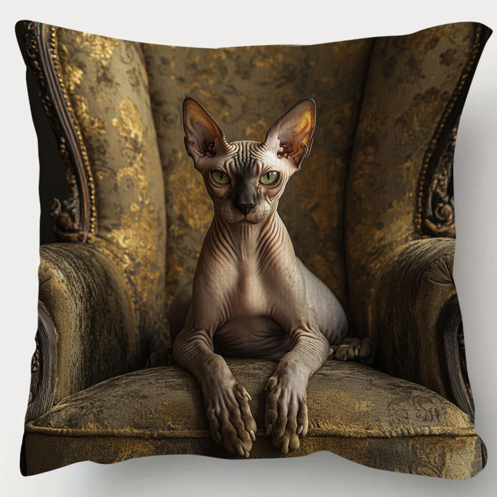 

Cat Double-sided 18"x18" - , For Sofa, , Bedroom & Decor