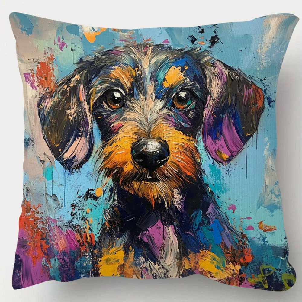 

-haired 18x18 , , Double-sided , , , Pillowcase For , Sofa, Bedroom - (1pc, )