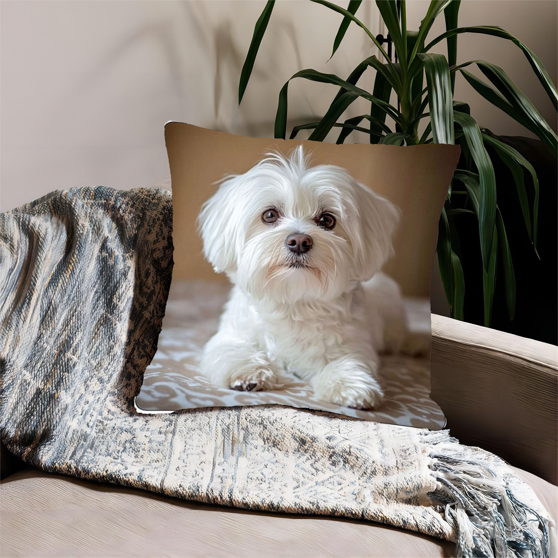 pieza impresión 2d peluche corto poliéster bordado Temu Uruguay