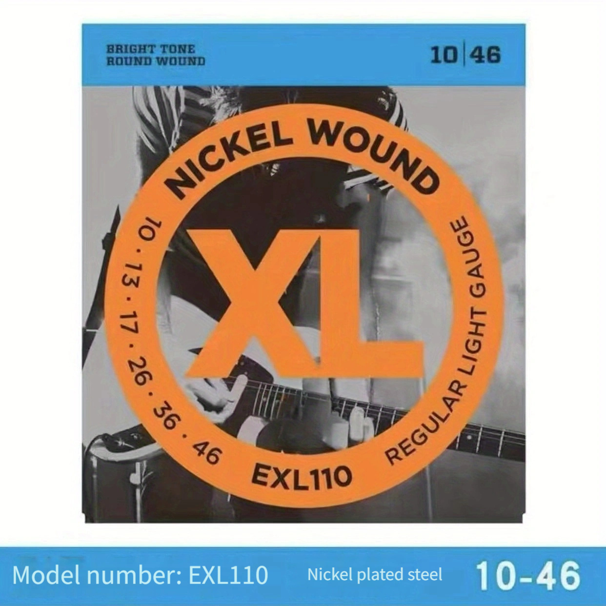 

1set Exl120/110 Set Of 6 Set Guitar Strings