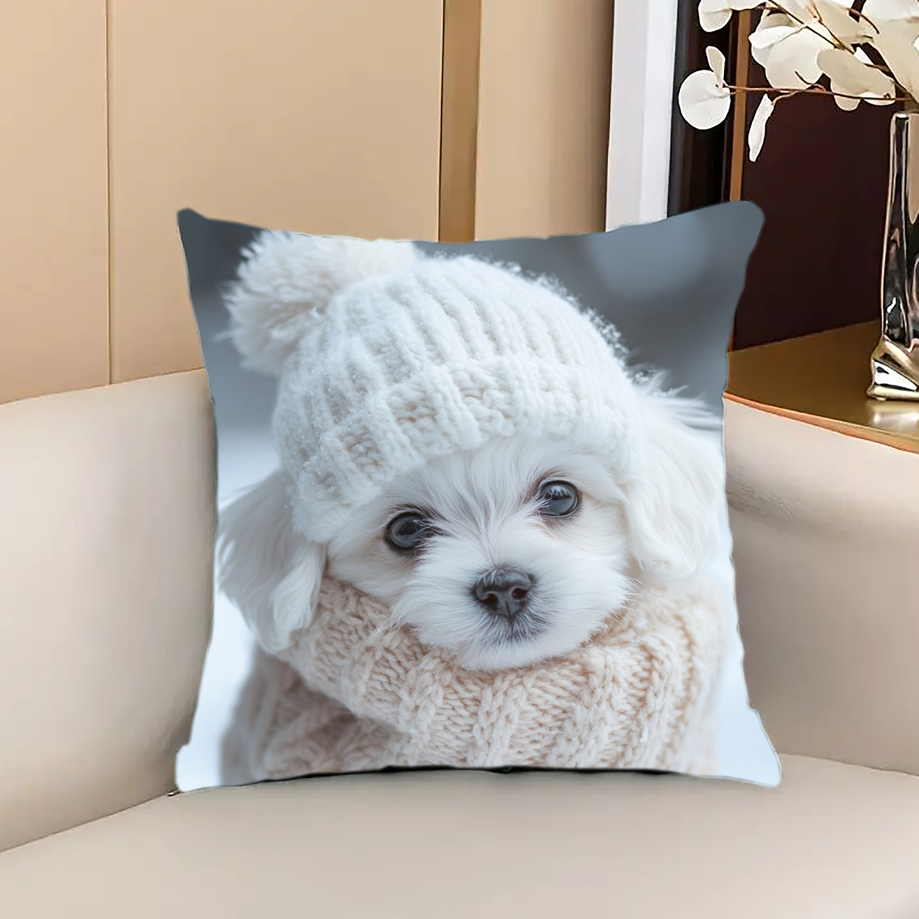 

1pc , 18x18 , , , , Polyester, Decorative For , , Sofa, - Santa8299