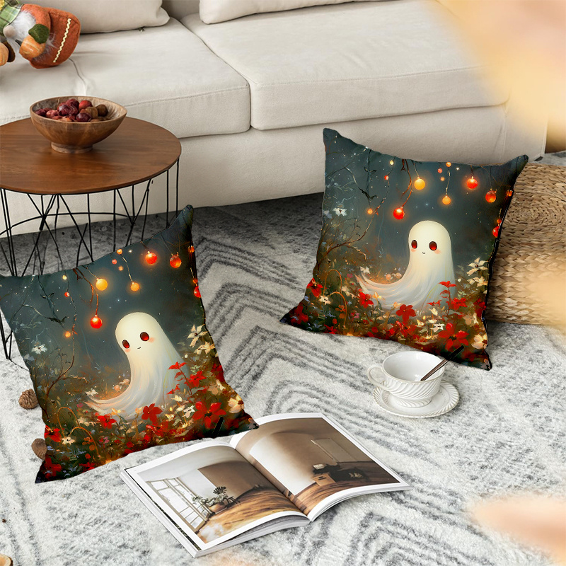 2pcs festive floral halloween pillow covers double sided Temu
