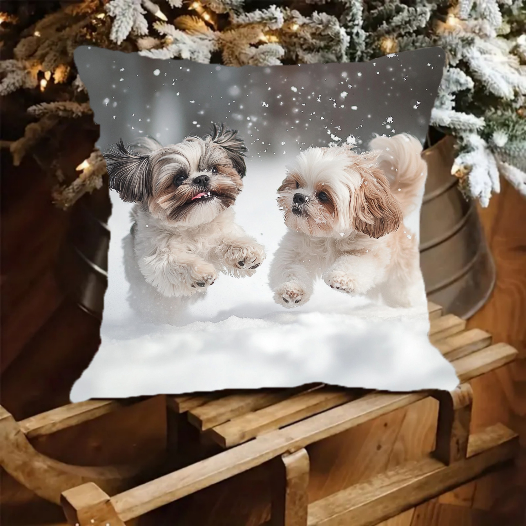 

Shih Tzu In - 18x18 Polyester , Zip , For & Bedroom Decor