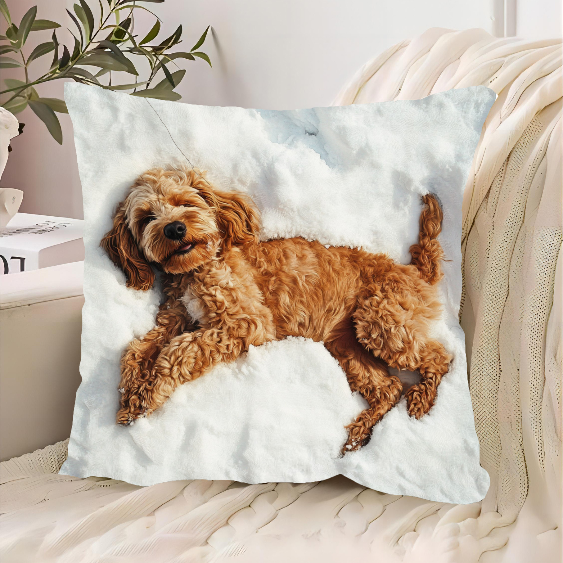 

Dog 18x18 , Polyester , , Decorative Pillowcase For , Sofa, -