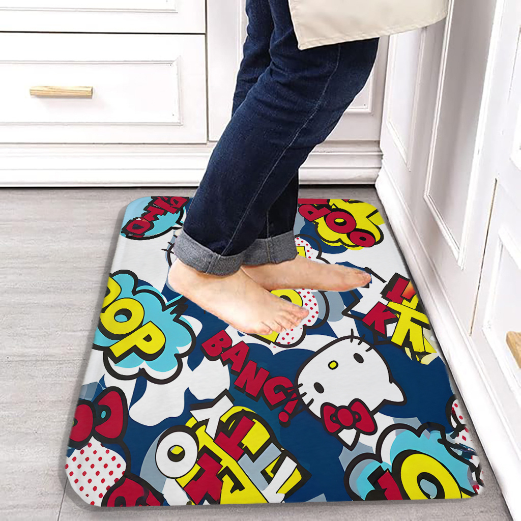 1pc Japanese deals Manga Floor Mat,