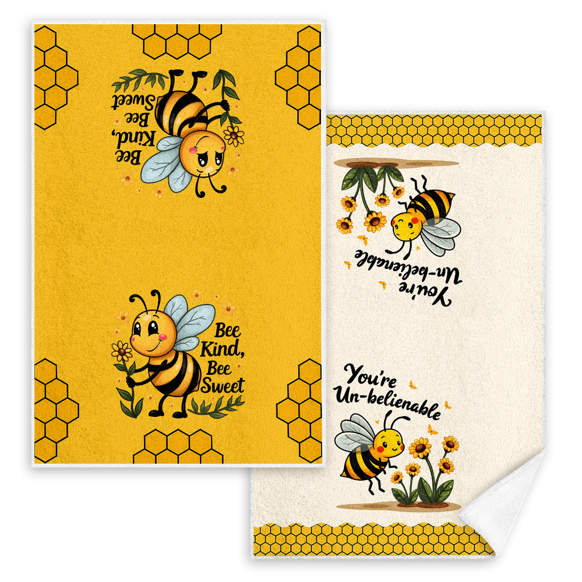 Kitchen Towels Set Of 2 - Soft, Absorbent & Quick-dry Polyester Hand Towels For Cooking And Baking - Perfect Housewarming Gift