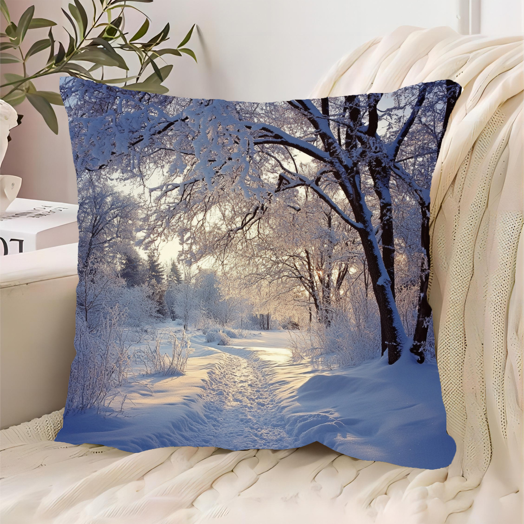 

18x18 , Contemporary , Washable, Zippered Pillowcase For - Cushion ,