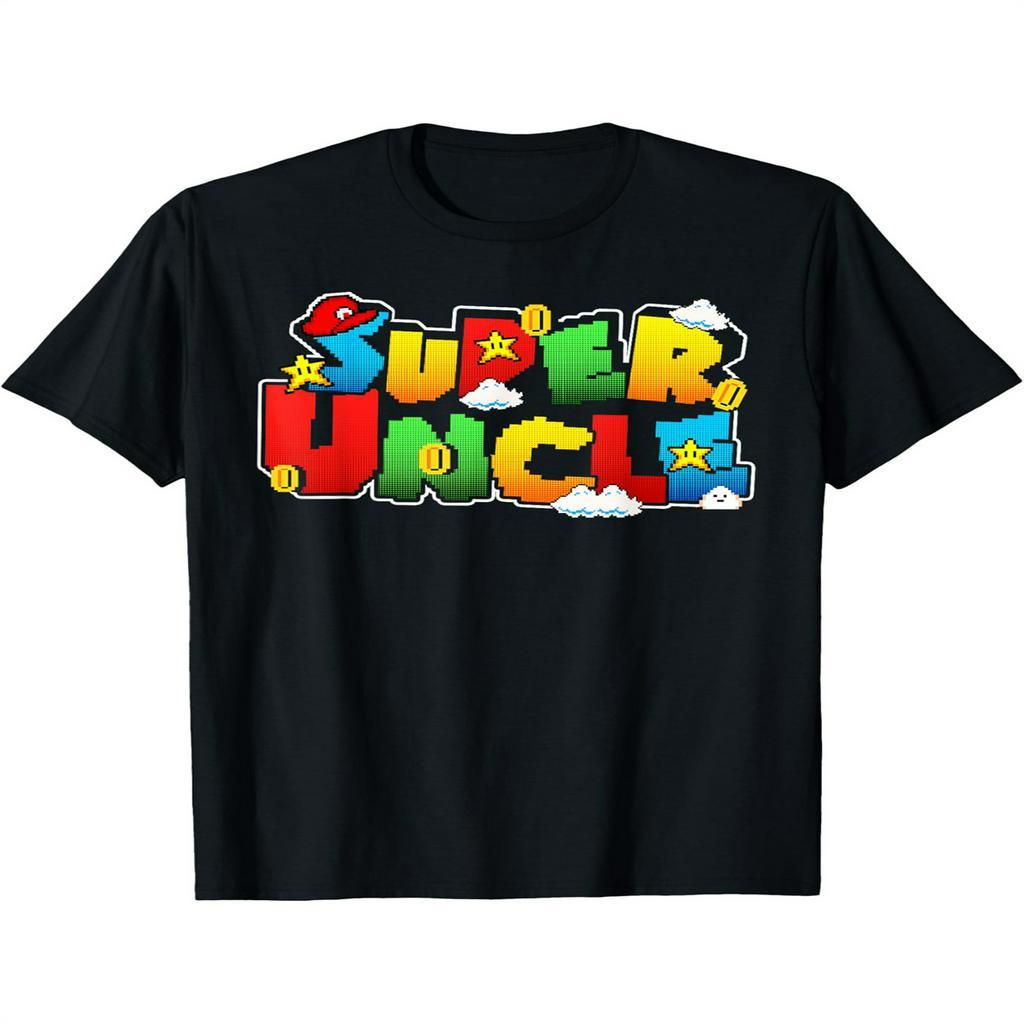 

Super " Funny Graphic Cotton T-shirt - Perfect Father's Day Gift For , Casual Summer Tee With Crew Neck