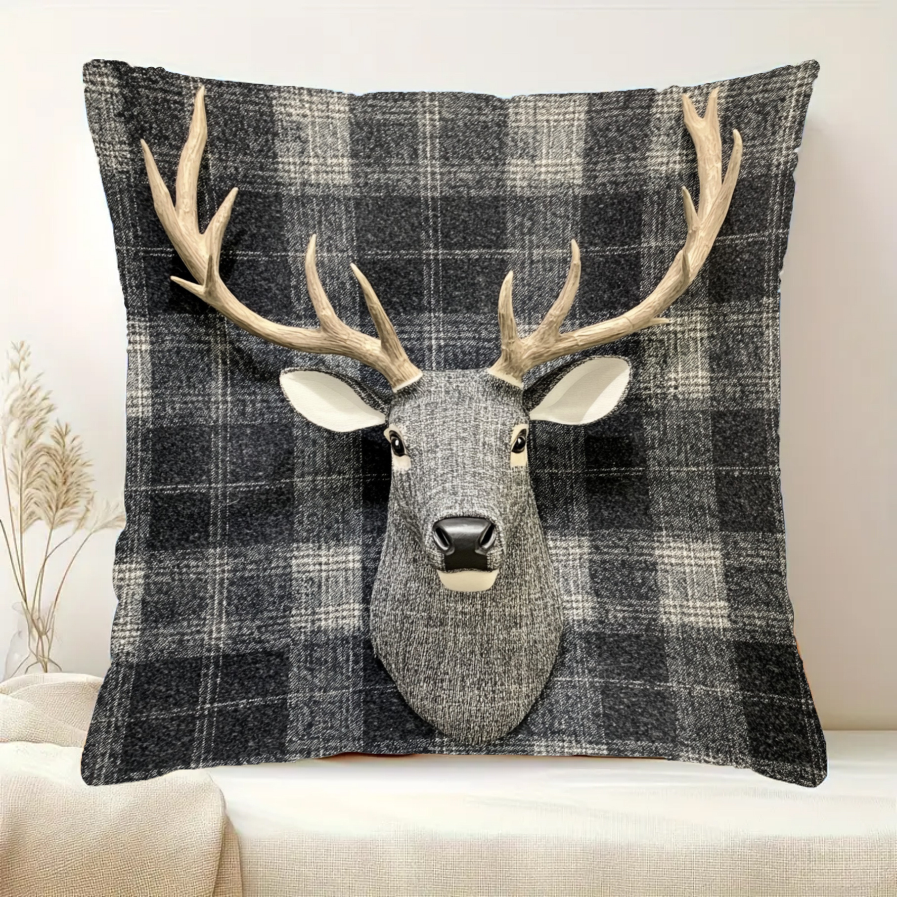 

1pc , 18x18 , , , Cushion For Sofa, , Bedroom, - No Included