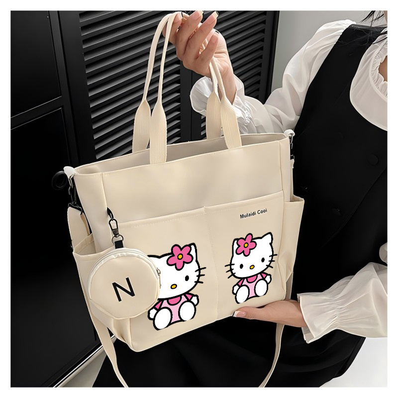 

1pc Sanrio Bag, - Handbag , , & For And Use - , Khaki,