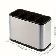 Stainless Steel Utensil Holder Dividers Elegant European - Temu