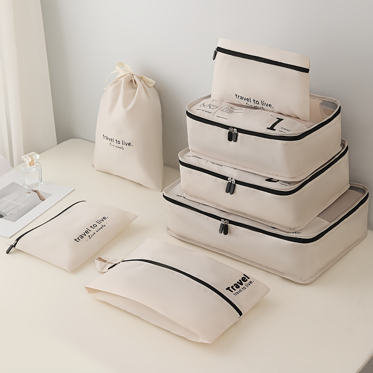 Organizer Valigie Sciphylia Organizer Valigia Set di 10 Borse Organizer da Viaggio Ipereabili
