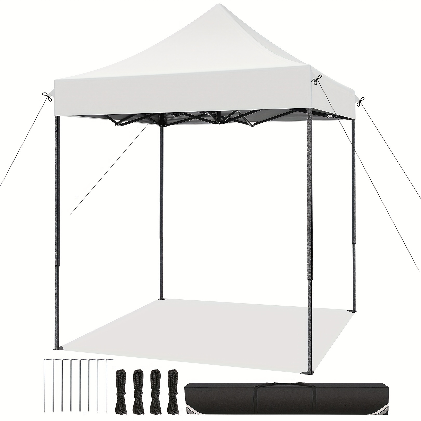 

Hôtel 2×2m Imperméable au Froid Gazebo Pop-up, Tente de Jardin Pliante Extérieure, Tente de Fête Tente Pliante, Hauteur Réglable, Imperméable, Coupe-Vent et Anti-UV