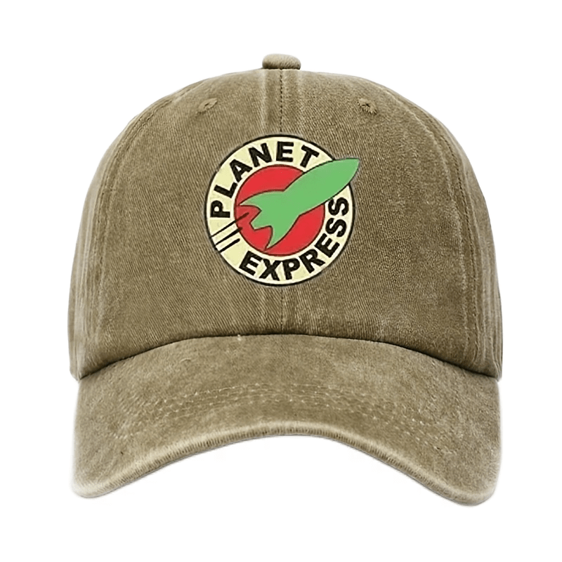 

Logo Print Vintage Distressed Baseball Cap, Adjustable Cotton Woven Snapback Hat, Hand Washable, Breathable, Non-stretch, Comic-themed Outdoor Sports Cap