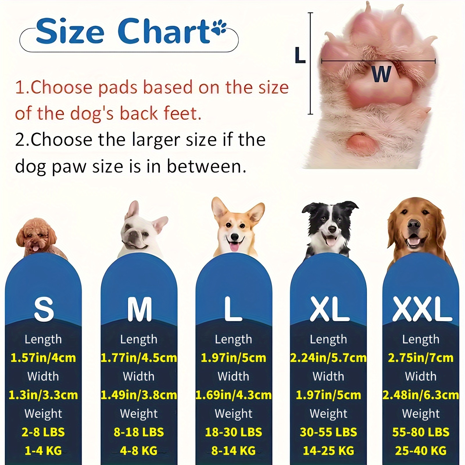4pcs Dog Paw Protection Covers, Slip Resistant & Dust-Proof