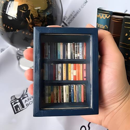 anxiety bookshelf get rid of anxiety mini book matchbox hutcollectible figurines for room decor wall decor and seasonal d cor seasonal d cor forcollectible figurines