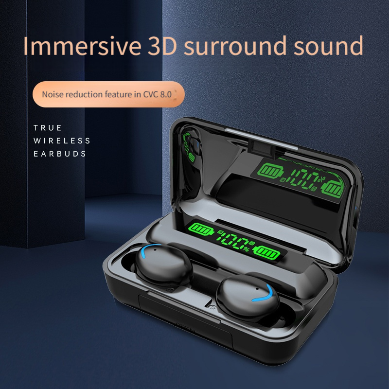 

Stereo Earbuds, Sports Earbuds, In-ear Earbuds With Led Display Charging Case In-ear Stereo Wireless Earbuds Earbuds Gaming Earbuds For Iphone