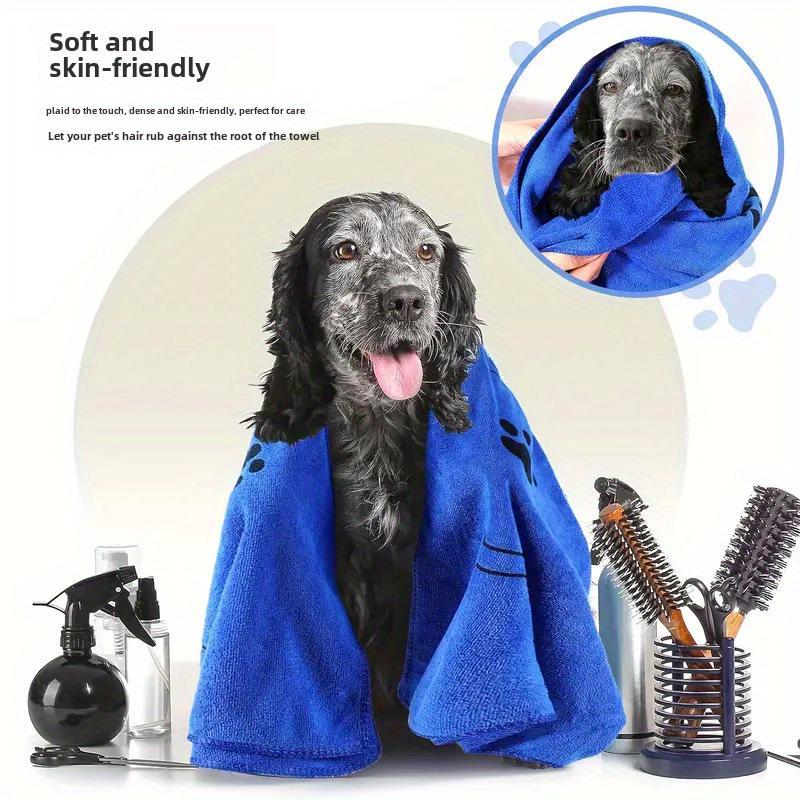 

2pcs Pet Bath Towel, Pet Dog Bath Towel Quick Dry Soft Absorbent Non-hair Removal, Suitable For Cats, Dogs And Other Pets