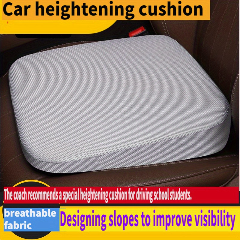 

Car Seat Heightening Cushion, Thickened Cushion, Filling Seat , Breathable Material, Sponge Filling, Special Thickening And Heightening Cushion For Short People