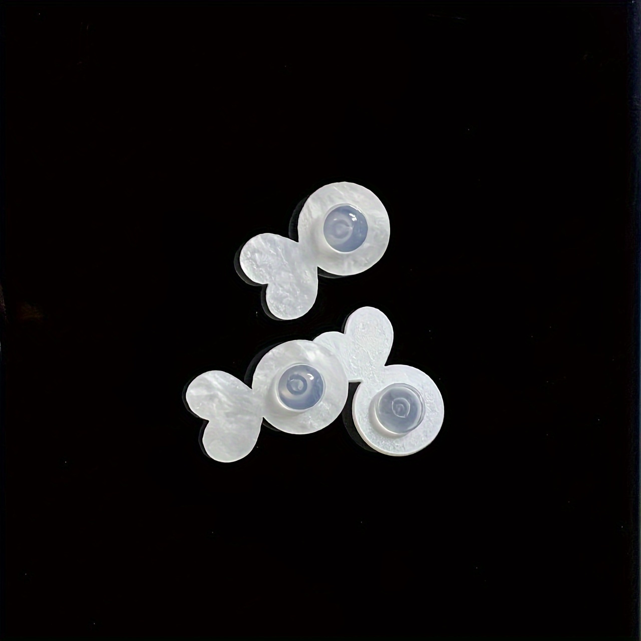 6pcs Silicone Ear Post Backs for Heavy Earrings